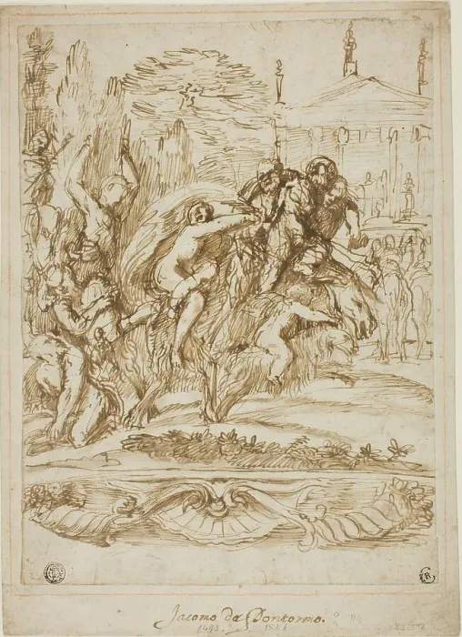Framed Print : Bacchanal Scene, n.d. Creator: Unknown Framed Print : Bacchanal Scene, n.d. Creator: Unknown
