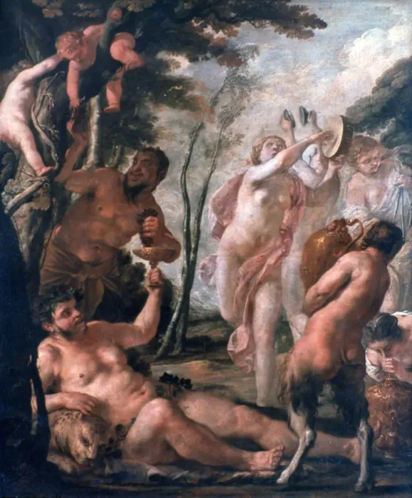 Framed Print : Bacchanale, c1600-1638. Artist: Jacques Blanchard Framed Print : Bacchanale, c1600-1638. Artist: Jacques Blanchard