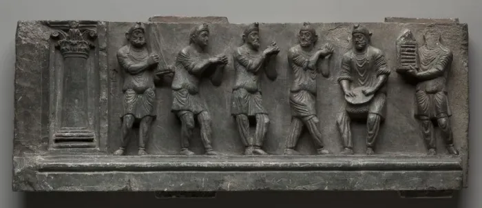 Framed Print : Bacchanalian Relief, 1-100. Creator: Unknown Framed Print : Bacchanalian Relief, 1-100. Creator: Unknown