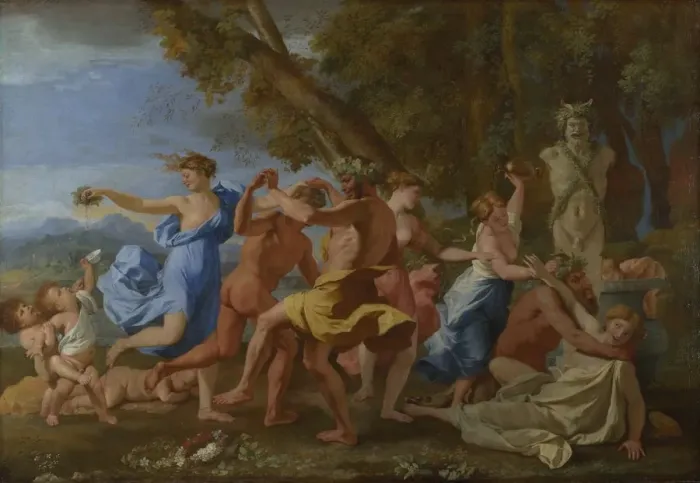 Framed Print : A Bacchanalian Revel before a Herm, 1632. Artist: Poussin, Nicolas (1594-1665) Framed Print : A Bacchanalian Revel before a Herm, 1632. Artist: Poussin, Nicolas (1594-1665)