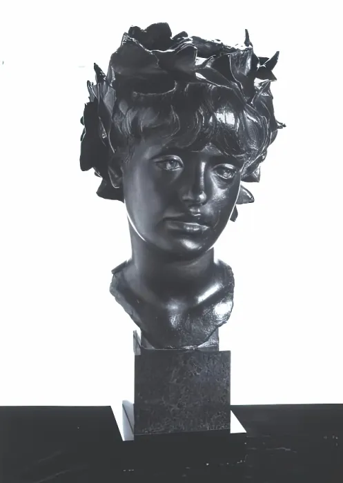 Framed Print : A Bacchante, 1899. Creator: Edward Onslow Ford Framed Print : A Bacchante, 1899. Creator: Edward Onslow Ford