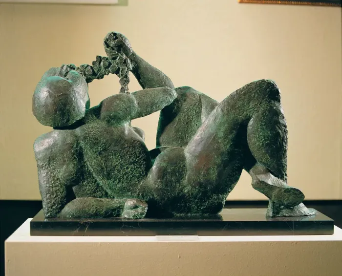 Framed Print : Bacchante, bronze Sculpture by Manolo Martinez Hugue, 1934 Framed Print : Bacchante, bronze Sculpture by Manolo Martinez Hugue, 1934