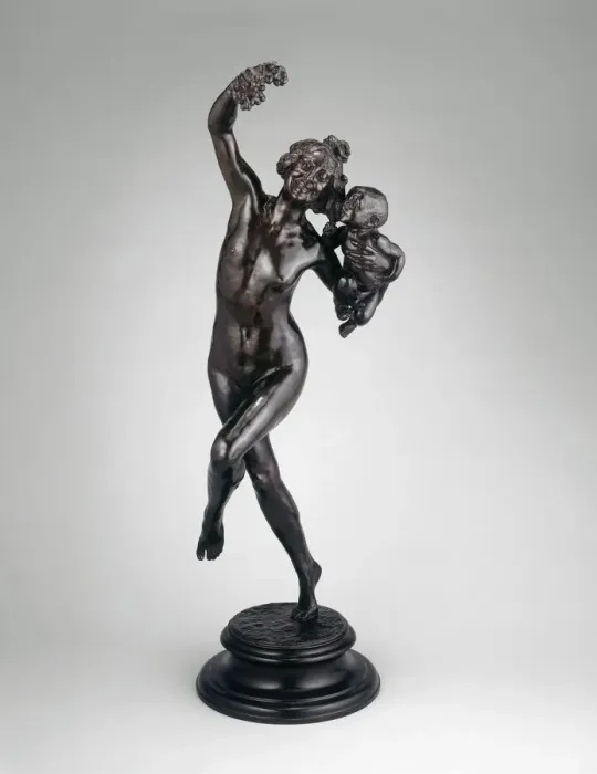 Framed Print : Bacchante with Infant Faun, Modeled 1894, cast after 1894. Creator: Jaboeuf et Rouard Framed Print : Bacchante with Infant Faun, Modeled 1894, cast after 1894. Creator: Jaboeuf et Rouard