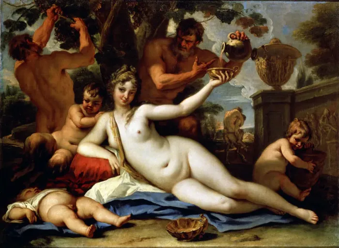 Framed Print : Bacchante and Satyrs, c1713. Artist: Sebastiano Ricci Framed Print : Bacchante and Satyrs, c1713. Artist: Sebastiano Ricci