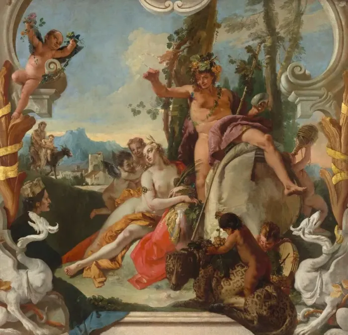 Framed Print : Bacchus and Ariadne, c. 1743 / 1745. Creator: Giovanni Battista Tiepolo Framed Print : Bacchus and Ariadne, c. 1743 / 1745. Creator: Giovanni Battista Tiepolo