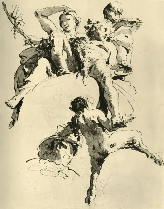 Framed Print : Bacchus and Ariadne, c1740, (1928). Artist: Giovanni Battista Tiepolo Framed Print : Bacchus and Ariadne, c1740, (1928). Artist: Giovanni Battista Tiepolo
