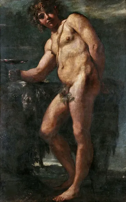 Framed Print : Bacchus, ca 1590. Creator: Carracci, Annibale (1560-1609) Framed Print : Bacchus, ca 1590. Creator: Carracci, Annibale (1560-1609)
