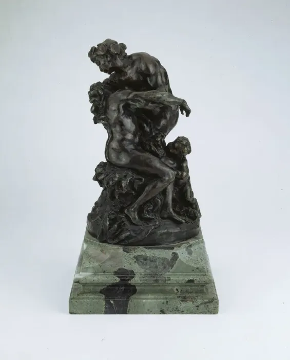 Framed Print : Bacchus Consoling Ariadne, modeled c. 1892 (cast 1903 / 07). Creator: Jules Dalou Framed Print : Bacchus Consoling Ariadne, modeled c. 1892 (cast 1903 / 07). Creator: Jules Dalou