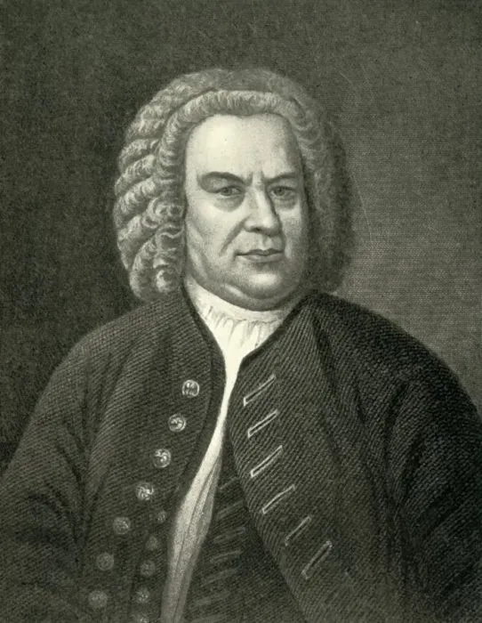 Framed Print : Bach, c1746, (1907). Creator: Unknown Framed Print : Bach, c1746, (1907). Creator: Unknown