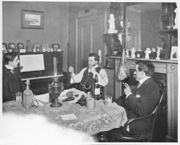 Framed Print : A bachelors quarters in a lodging house in the Temple, London, c1903 (1903) Framed Print : A bachelors quarters in a lodging house in the Temple, London, c1903 (1903)