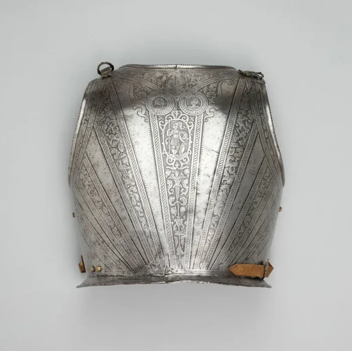 Framed Print : Backplate, Italy, northern, c. 1590 / 1600. Creator: Unknown Framed Print : Backplate, Italy, northern, c. 1590 / 1600. Creator: Unknown