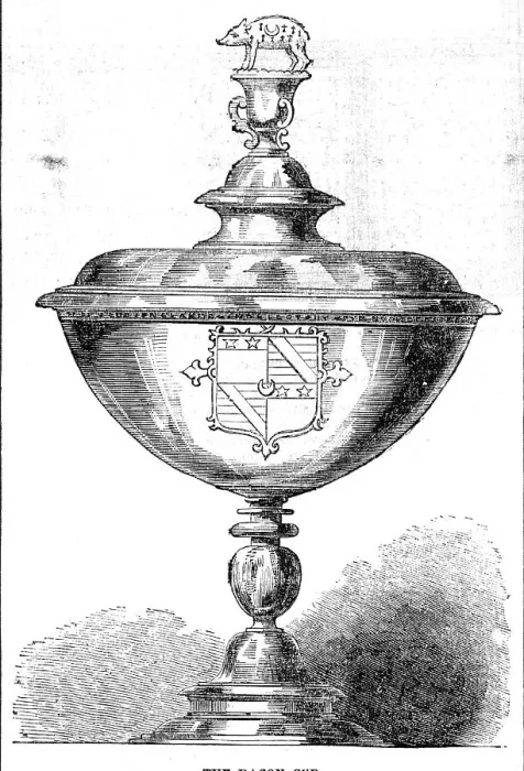 Framed Print : The Bacon Cup, 1854. Creator: Unknown Framed Print : The Bacon Cup, 1854. Creator: Unknown