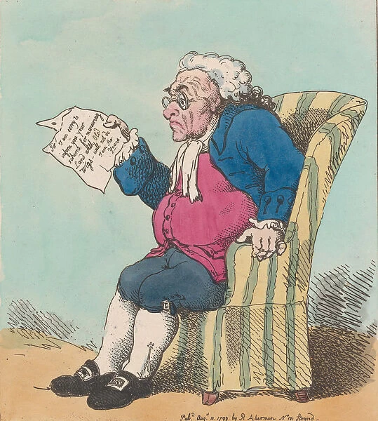 Bad Speculation, August 10, 1799. August 10, 1799. Creator: Thomas Rowlandson