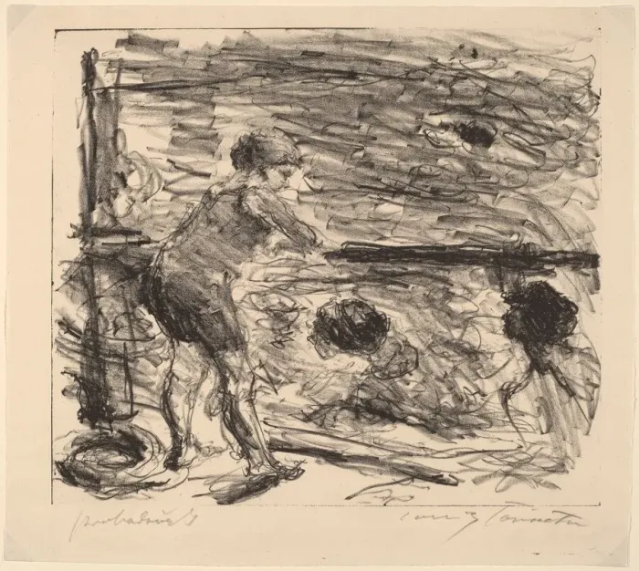 Framed Print : Badeanstalt (The Bath House), 1920. Creator: Lovis Corinth Framed Print : Badeanstalt (The Bath House), 1920. Creator: Lovis Corinth
