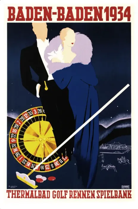 Framed Print : Baden-Baden 1934, 1934. Creator: Rinne, Felix (active 1930s-1940s) Framed Print : Baden-Baden 1934, 1934. Creator: Rinne, Felix (active 1930s-1940s)