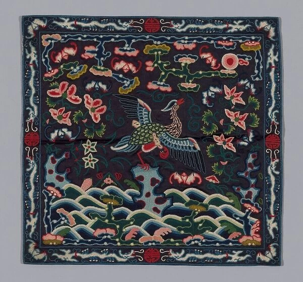 Badge, China, Qing dynasty (1644-1911), 1850 / 75. Creator: Unknown