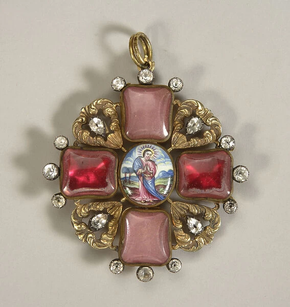 Badge of the Order of Saint Anna with Diamonds, Late 18th cent.. Artist: Orders, decorations and medals