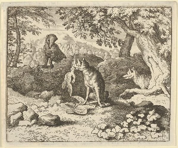 The Badger Hurries to Warn Renard of the Lions Intention, 1650-75