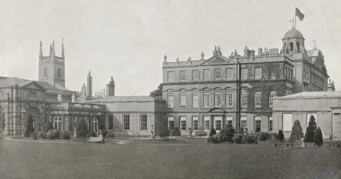 Framed Print : Badminton, the seat of his Grace the Duke of Beaufort, 1913 Framed Print : Badminton, the seat of his Grace the Duke of Beaufort, 1913
