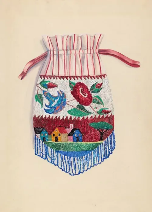 Framed Print : Bag, c. 1936. Creator: Ella Josephine Sterling Framed Print : Bag, c. 1936. Creator: Ella Josephine Sterling