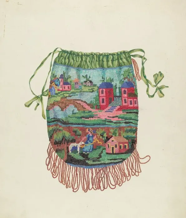Framed Print : Bag, c. 1937. Creator: Gene Luedke Framed Print : Bag, c. 1937. Creator: Gene Luedke