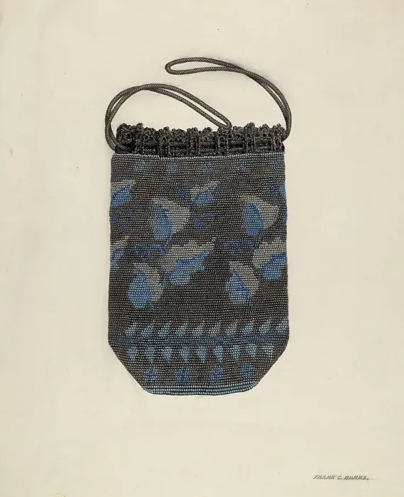 Framed Print : Bag, c. 1938. Creator: Frank C. Barks Framed Print : Bag, c. 1938. Creator: Frank C. Barks