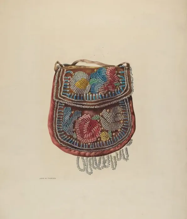 Framed Print : Bag, c. 1941. Creator: John Thorsen Framed Print : Bag, c. 1941. Creator: John Thorsen