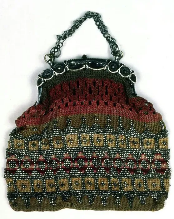 Framed Print : Bag, United States, c. 1840. Creator: Unknown Framed Print : Bag, United States, c. 1840. Creator: Unknown