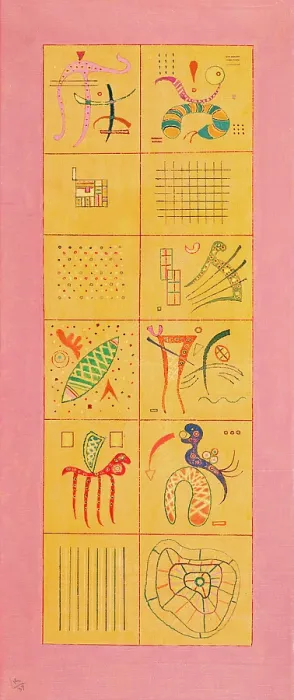 Framed Print : Bagatelles douces, 1937. Creator: Kandinsky, Wassily Vasilyevich (1866-1944) Framed Print : Bagatelles douces, 1937. Creator: Kandinsky, Wassily Vasilyevich (1866-1944)