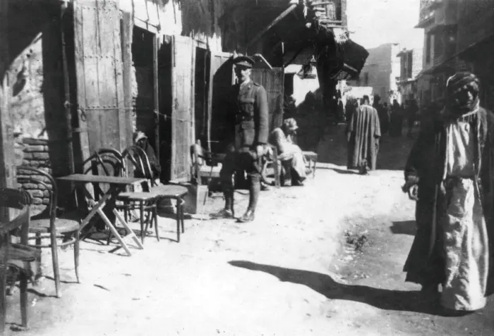 Framed Print : Baghdad bazaar, 1918 Framed Print : Baghdad bazaar, 1918
