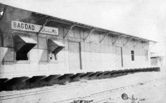Framed Print : Baghdad south train station, Iraq, 1917-1919