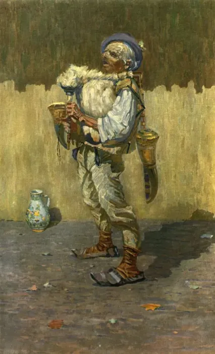 Framed Print : A bagpiper;Joza Uprka (1861-1940), 1948. Artist: Joza Uprka Framed Print : A bagpiper;Joza Uprka (1861-1940), 1948. Artist: Joza Uprka