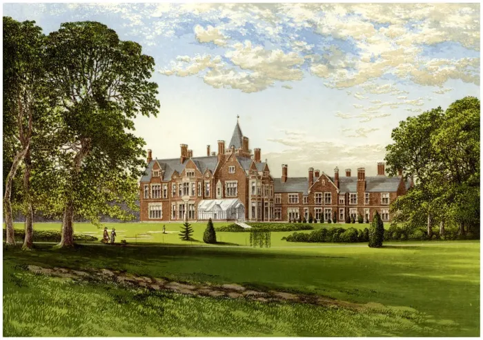 Framed Print : Bagshot Park, Surrey, home of the Duke of Connaught, c1880 Framed Print : Bagshot Park, Surrey, home of the Duke of Connaught, c1880