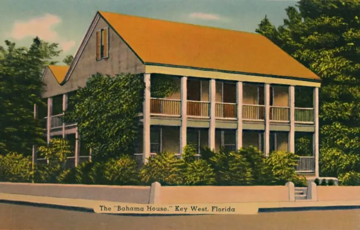 Framed Print : The Bahama House, Key West, Florida, c1940s Framed Print : The Bahama House, Key West, Florida, c1940s