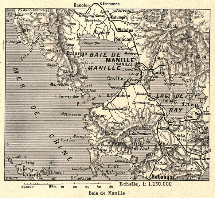 Framed Print : Baie de Manille; Les Terres Du Pacifique, 1914. Creator: Unknown Framed Print : Baie de Manille; Les Terres Du Pacifique, 1914. Creator: Unknown