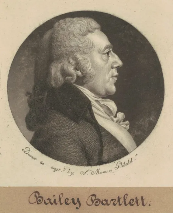Framed Print : Bailey Bartlett, 1800. Creator: Charles Balthazar Julien Fevret de Saint-Memin