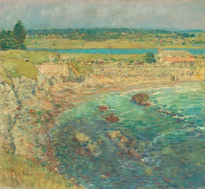 Framed Print : Baileys Beach, Newport, Rhode Island, USA, 1901. Creator: Frederick Childe Hassam Framed Print : Baileys Beach, Newport, Rhode Island, USA, 1901. Creator: Frederick Childe Hassam