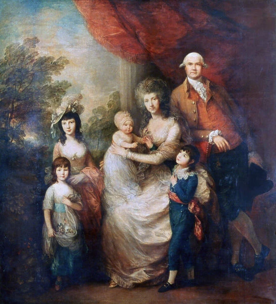 The Baillie Family, c1784. Artist: Thomas Gainsborough