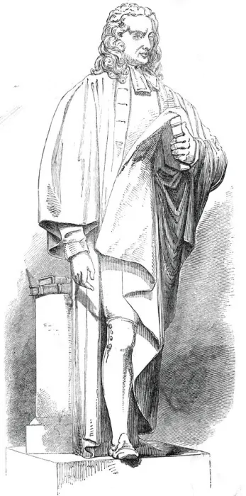 Framed Print : Bailys statue of Dr. Watts, 1845. Creator: Unknown Framed Print : Bailys statue of Dr. Watts, 1845. Creator: Unknown