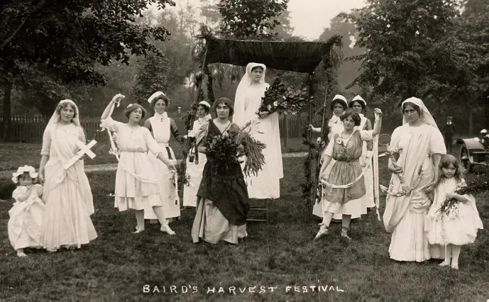 Framed Print : Bairds Harvest Festival, 20th century Framed Print : Bairds Harvest Festival, 20th century