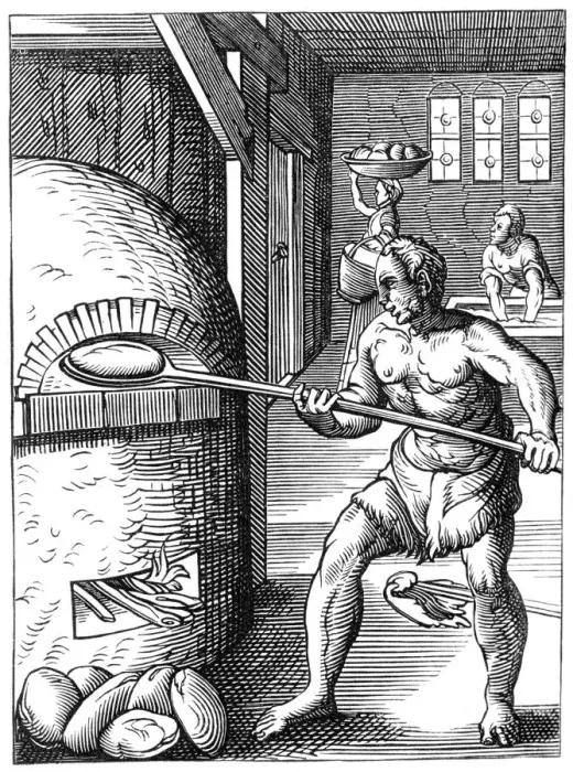 Framed Print : Baker, 16th century (1849). Artist: Jost Amman Framed Print : Baker, 16th century (1849). Artist: Jost Amman