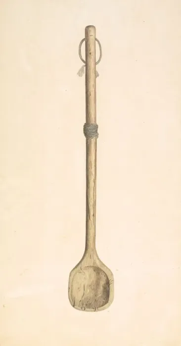 Framed Print : Bakers Mixing Spoon, c. 1939. Creator: Paul Poffinbarger Framed Print : Bakers Mixing Spoon, c. 1939. Creator: Paul Poffinbarger