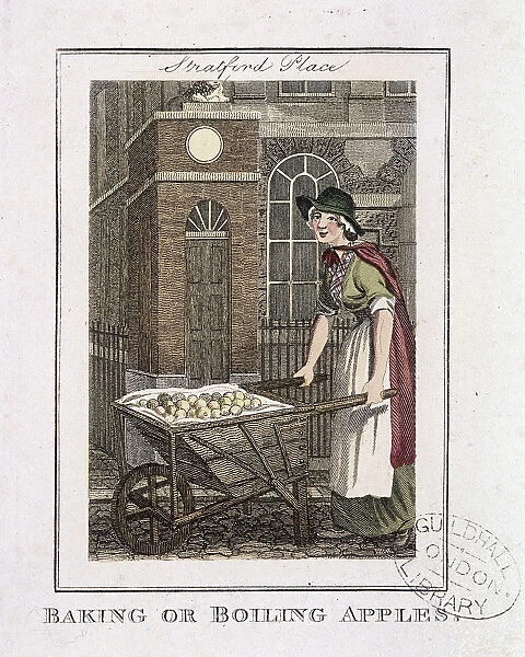 Baking or Boiling Apples, Cries of London, 1804