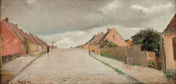 Bakkegade, Hillerod, 1884. Creator: Albert Gottschalk