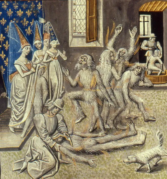 Framed Print : Bal des Ardents (Miniature from the Grandes Chroniques de France by Jean Froissart), 15th century Framed Print : Bal des Ardents (Miniature from the Grandes Chroniques de France by Jean Froissart), 15th century