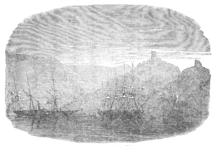 Framed Print : Balaclava Harbour, 1854. Creator: Unknown Framed Print : Balaclava Harbour, 1854. Creator: Unknown