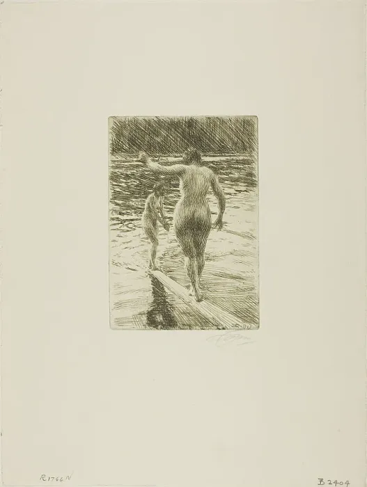 Framed Print : Balance, 1919. Creator: Anders Leonard Zorn Framed Print : Balance, 1919. Creator: Anders Leonard Zorn