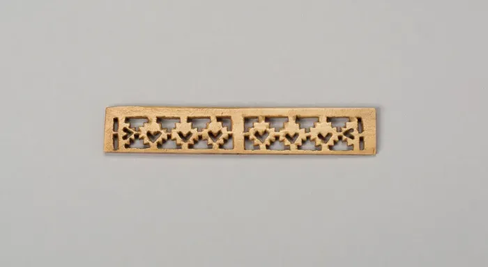 Framed Print : Balance-Beam Scale with Cut-Out Lattice-Like Design, A. D. 500 / 800. Creator: Unknown Framed Print : Balance-Beam Scale with Cut-Out Lattice-Like Design, A. D. 500 / 800. Creator: Unknown