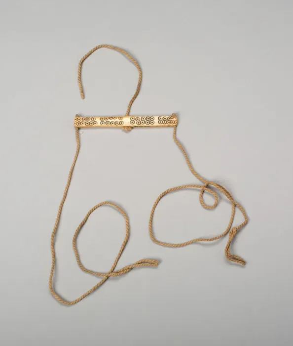 Framed Print : Balance-Beam Scale with Incised Circles and Strings Attached, A. D. 500 / 800 Framed Print : Balance-Beam Scale with Incised Circles and Strings Attached, A. D. 500 / 800