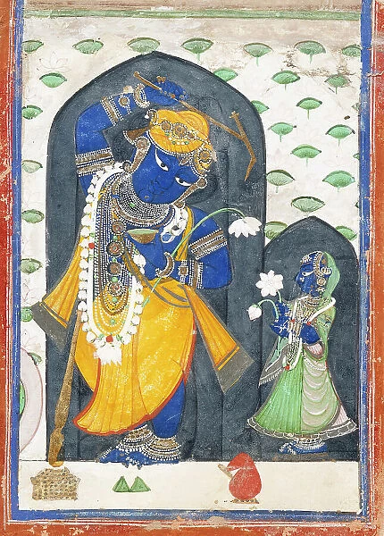 Balarama with Consort, Late 19th century. Creator: Unknown